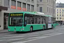 Mercedes Citaro 714 auf der Linie 48 fährt zur Haltestelle Schützenhaus. Die Aufnahme stammt vom 30.04.2015.