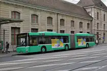 MAN Bus 771 auf der Linie 48 wartet an der Endstation beim Bahnhof SBB . Die Aufnahme stammt vom 07.05.2015.