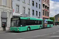 MAN Bus 783 auf der Linie 30 wartet an der Endstation beim Bahnhof SBB . Die Aufnahme stammt vom 07.05.2015.