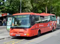 Slowakei / Stadtbus Bratislava: SOR BN 10.5 - Wagen 3420, aufgenommen im Mai 2015 am Haupbahnhof von Bratislava.