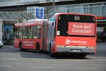 Am 11.04.2015 fährt B-V 4204 auf der Linie X9. Aufgenommen wurde ein Solaris Urbino 18 / Berlin Zoologischer Garten.
