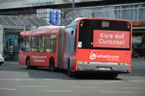 Am 11.04.2015 fährt B-V 4204 auf der Linie X9. Aufgenommen wurde ein Solaris Urbino 18 / Berlin Zoologischer Garten.
