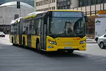 Am 11.04.2015 fährt B-V 4449 auf der Linie M49. Aufgenommen wurde ein Scania Citywide / Berlin Zoologischer Garten.
