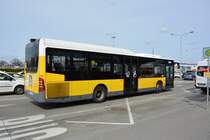 B-V 2278 fährt am 12.04.2015 auf der Linie 164. Aufgenommen wurde ein Mercedes Benz Citaro Low Entry / Schönefeld Flughafen.
