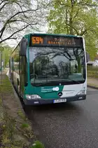 P-AV 975 fährt am 28.04.2015 auf der Linie 694. Aufgenommen wurde ein Mercedes Benz Citaro Facelift / Potsdam Küsselstraße.

