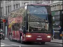 Van Hool TD924 von Karl Oster aus Deutschland (ex Suprise/Schweiz) in London am 24.09.2013