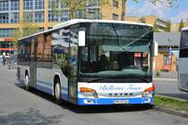PM-FP 16 (Setra S 415 NF) ist am 01.05.2015 abgestellt am Hauptbahnhof in Potsdam.
