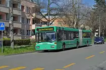 Mercedes O 405 734 auf der Linie 34 fährt zur Haltestelle Gotenstrasse. Die Aufnahme stammt vom 07.04.2015.