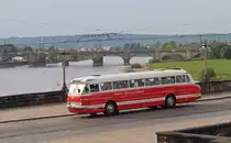 IKARUS 55 auf Stadtrundfahrt in Dresden, 12.05.2015. Wer mal mitfahren will, hier gibt's die Infos:www.sachsen-oldtimer.de