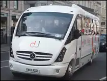 Mercedes Plaxton von DJ Coaches aus England in London am 24.09.2013