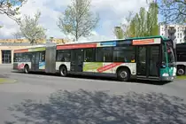 P-AV 947 (Mercedes Benz Citaro) ist am 01.05.2015 abgestellt am Hauptbahnhof in Potsdam.
