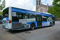 Am 01.05.2015 steht P-AV 912 auf dem Bassinplatz in Potsdam. Aufgenommen wurde ein Mercedes Benz Citaro.
