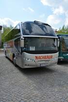 FK 775AL (Neoplan Cityliner) steht am 01.05.2015 auf dem Bassinplatz in Potsdam.
