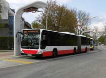 MB Citaro Facelift HHA 7919 auf Linie 109 am U Alsterdorf, 30.4.15