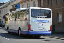 P-AV 464 fährt am 03.05.2015 durch Werder Havel. Aufgenommen wurde ein Setra S 415 UL / Werder Havel Kölner Straße.
