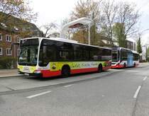 MB Citaro Facelift HHA 2918 am U Alsterdorf, 30.4.15
