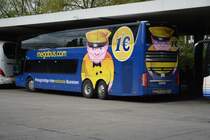 M-EG 4015 hat am 05.05.2015 sein Ziel Berlin erreicht. Aufgenommen wurde ein TX 927 Astromega / Berlin Zentraler Omnibusbahnhof.
