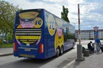 M-EG 4015 hat am 05.05.2015 sein Ziel Berlin erreicht. Aufgenommen wurde ein TX 927 Astromega / Berlin Zentraler Omnibusbahnhof.
