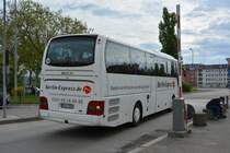 B-KJ 1049 (MAN Lion's Coach) wurde am 05.05.2015 in Berlin am Busbahnhof aufgenommen.
