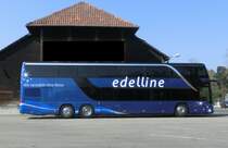 Setra S 431 DT von Edelline aus der Schweiz am 20.03.2015 in Landau/Pfalz