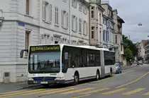 Mercedes Citaro von SWEG auf der Linie 55 fährt zur Endstation am Claraplatz. Die Aufnahme stammt vom 19.05.2015.