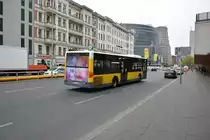 B-V 1478 fährt am 05.05.2015 auf der Linie 249. Aufgenommen wurde ein Mercedes Benz Citaro / Berlin Joachimsthaler Straße - Kantstraße.
