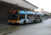 MB Citaro Facelift G HHA 7801 auf Linie M7 am U/S Barmbek, 30.4.15
