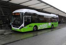 Volvo 7900 Hybrid Jasper Wg.8196 auf Linie 213 am U/S Barmbek, 30.4.15