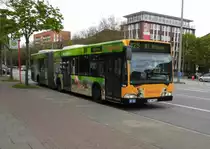 MB Citaro G HHA 7356 auf Linie M25 am U Burgstr., 1.5.15