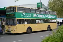 Dieser MAN SD 200 SD85 (B-U 3413) steht am 05.05.2015 an der Haltestelle ZOB.
