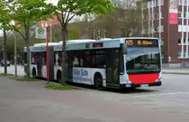 MB Citaro Facelift G HHA 7904 auf Linie M25 am U Burgstr., 1.5.15