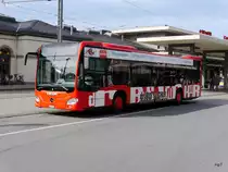 Chur - Mercedes Citaro  GR 97507 vor dem Bahnhof in Chur am 07.05.2015