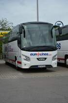 Dieser VDL Futura (OP 8795E) wurde am 05.05.2015 gesehen. Aufgenommen Rastplatz A 115 Dreieck Funkturm.
