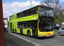 MAN Lions City DD BVG Wg.3339 auf linie 101, U Fehrbelliner Platz am 19.4.15