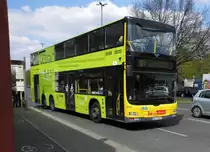 MAN Lions City DD BVG Wg.3339 auf linie 101, U Fehrbelliner Platz am 19.4.15