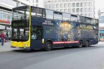 MAN Lions City DD BVG Wg.3424 auf linie X10, S+U Zoo am 25.4.15