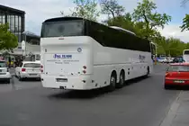 WOT 14051 fährt am 07.05.2015 durch Berlin. Aufgenommen wurde ein Bova Futura / Berlin Zoologischer Garten.
