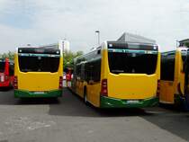 Mercedes Benz Citaro C2 G (Euro6) von hinten von DB Rhein Nahe Bus im RTV Design am 28.05.15 in Wiesbaden Hbf 