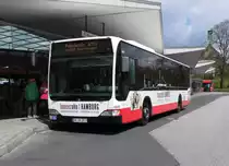 MB Citaro Facelift HHA 2819 am U Wandsbek Markt, 1.5.15