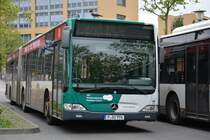 P-AV 976 steht am 10.05.2015 am Hauptbahnhof in Potsdam. Aufgenommen wurde ein Mercedes Benz Citaro Facelift.
