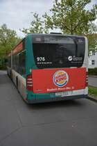 P-AV 976 steht am 10.05.2015 am Hauptbahnhof in Potsdam. Aufgenommen wurde ein Mercedes Benz Citaro Facelift.
