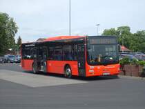 MAN NÜ 320 Lion´s City Ü - LOS UN 584 - in Erkner, ZOB / Bahnhof - am 2-Juni-2015