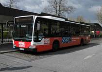 MB Citaro Facelift HHA 1105 auf Linie 162 am Bf.Rahlstedt, 2.5.15