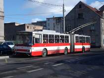 Skoda 15Tr - Wagen 569 - in Ústí nad Labem, západ nád. - am 24-März-2015
