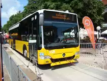 Am 18.07.2010 steht dieser Mercedes Benz Citaro Facelift der SSB in der Stuttgarter Innenstadt.
