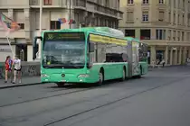 BS-6683 fährt am 07.06.2015 auf der Linie 38 zur Neuweilerstraße. Aufgenommen wurde ein Mercedes Benz Citaro Facelift CNG / Basel Mittlere Brücke.
