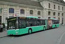 MAN Bus 787 auf der Linie 50 wartet an der Endstation auf die nächste Abfahrtszeit. Die Aufnahme stammt vom 26.05.2015.