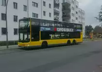 MAN Lions City DL Wg.3185 auf Linie M82 am Endhalt Waldsassener Str., 10.6.15