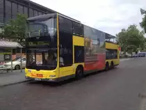 MAN Lions City DL Wg.3463 auf Linie X34 am S+U Zoo, 9.6.15