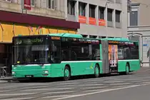 MAN Bus 787 auf der Linie 50 fährt zur Haltestelle Brausebad. Die Aufnahme stammt vom 04.06.2015.